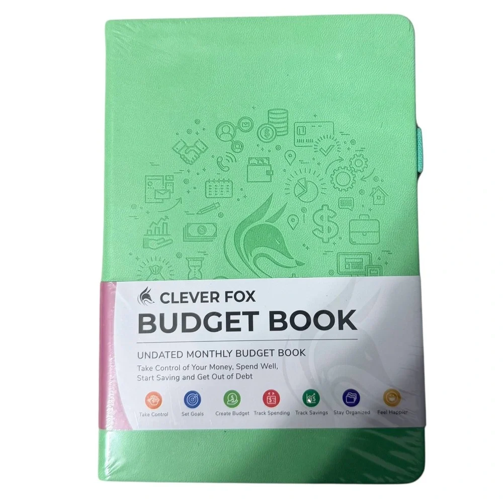 NWT/Clever Fox/Budget Book/MINT GREEN/5.3